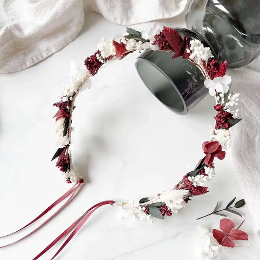 DIY-Trockenblumengesteck Alexa: Übertopf mit 11 handverlesenen Trockenblumen für stilvolle Tischdekoration