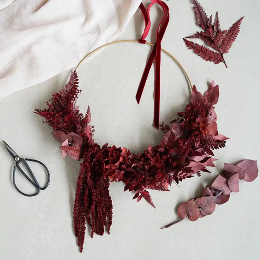 DIY-Set Trockenblumenkranz Leyla