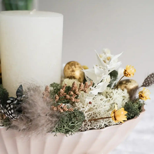 DIY-Set Trockenblumen Ostergesteck