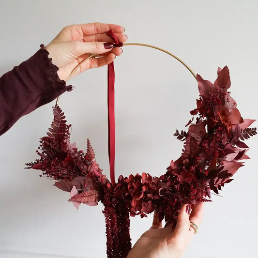 DIY-Set Trockenblumenkranz Leyla