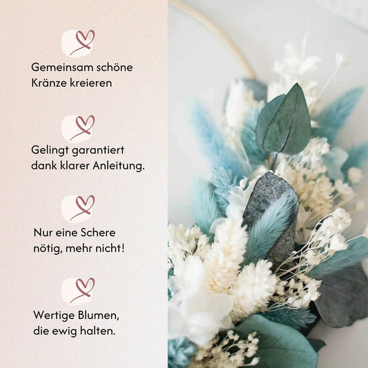 DIY-Set Trockenblumenkranz Stefania von Blumelei – weitere Produktansicht