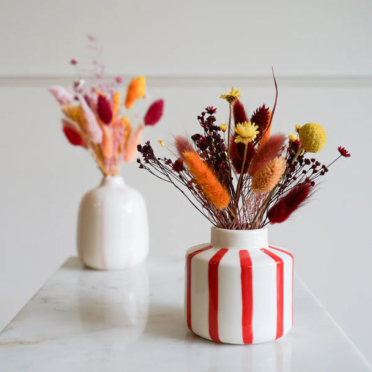 DIY-Set Trockenblumenstrauß Carlotta mit Vase