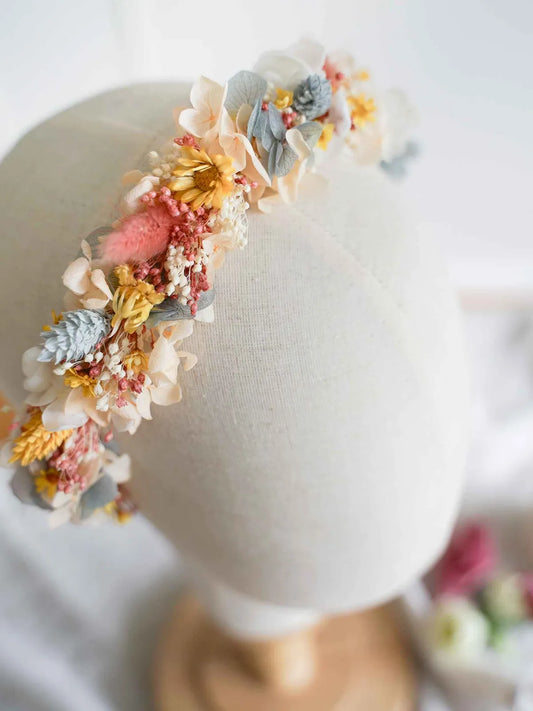 DIY-Set Trockenblumen Haarreif Susi