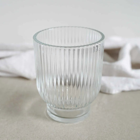 Windlichtglas für Tischkränze