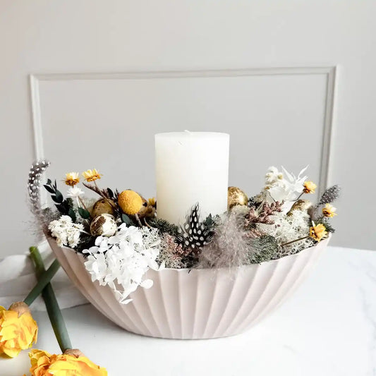 Frühlingshafte Osterdeko mit Trockenblumen – DIY-Anleitungen für ein blumiges Osterfest
