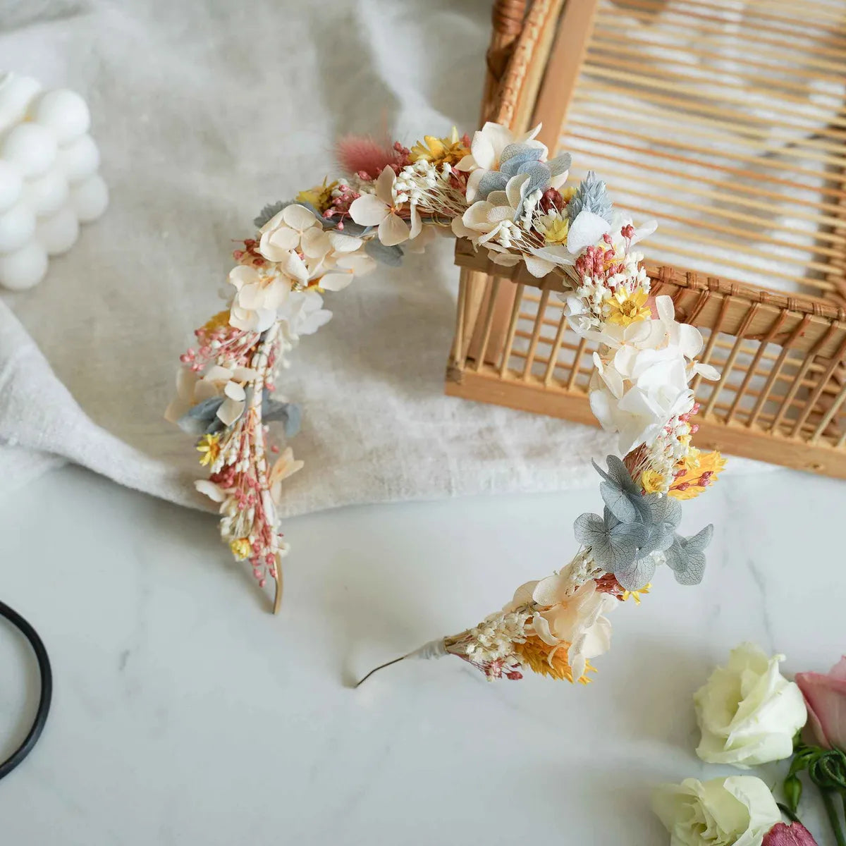 DIY-Haarschmuck und Armbänder im Farbset