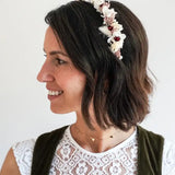 Trockenblumen Haarreif Anna: Floristenqualität Materialien für langlebigen und stilvollen Haarschmuck