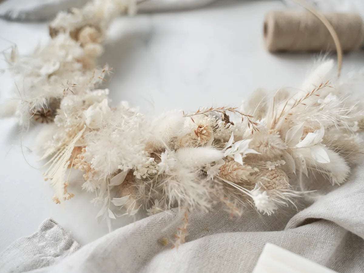 Wandkranz DIY-Set Miri: Anleitung und Erklärvideo für einfachen Selbstbau des Wandkranzes