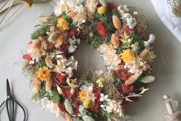 DIY-Set Tischkranz Lieselotte | 25 cm Durchmesser