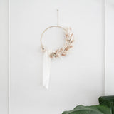 DIY Wandkranz Miri: Floristenqualität Materialien für langlebigen und stilvollen Kranz