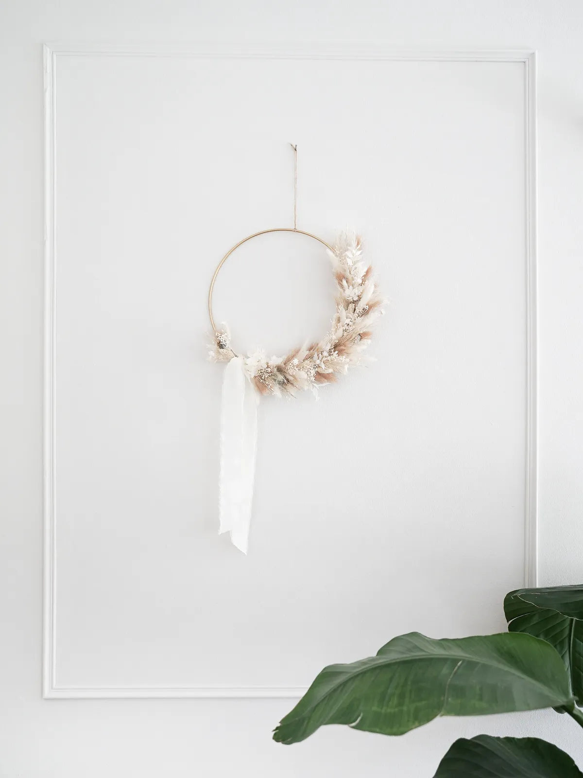 DIY Wandkranz Miri: Floristenqualität Materialien für langlebigen und stilvollen Kranz