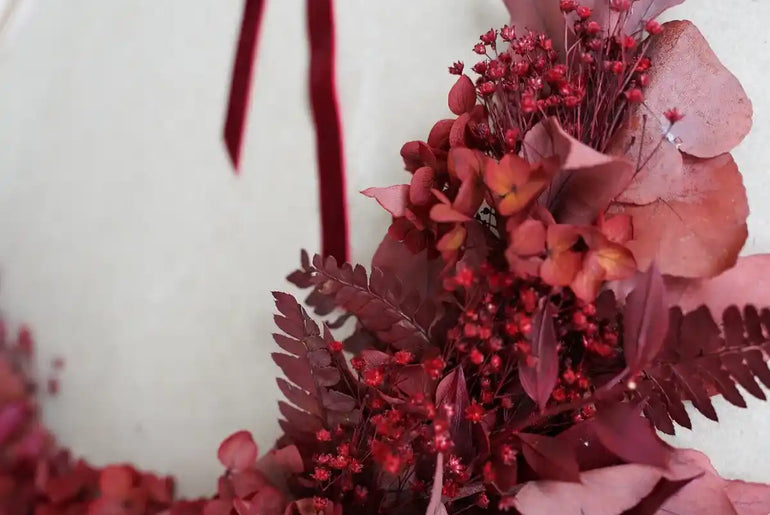 DIY-Set Trockenblumenkranz Leyla