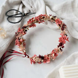 DIY-Set Trockenblumen Haarkranz Franzi – Handgemachtes DIY-Trockenblumen-Set für kreative Dekoration.