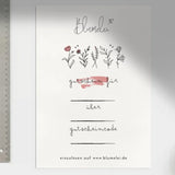 Gutschein mit Download – Handgemachtes Bastel-Trockenblumen-Set für kreative Dekoration.