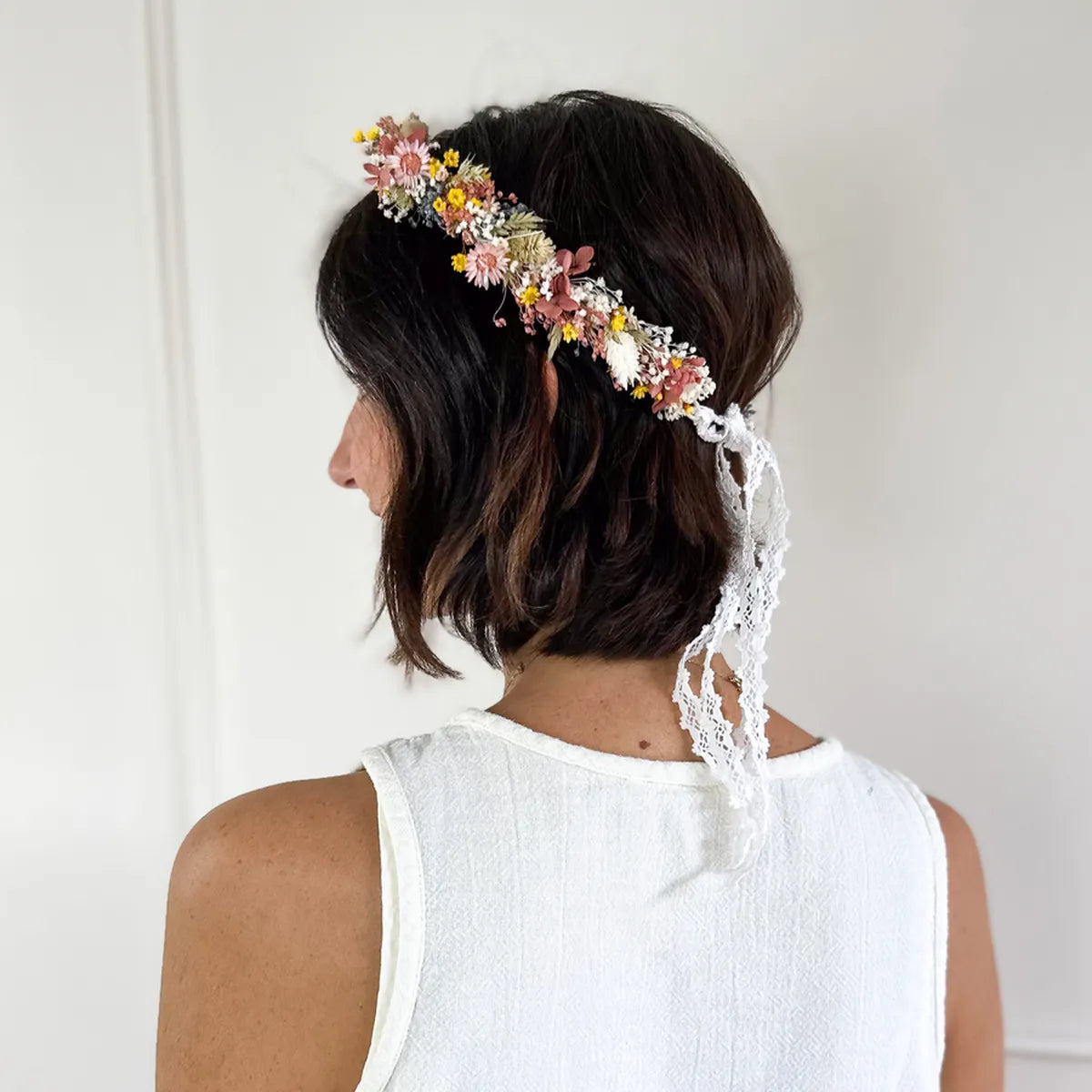 DIY-Set Blumen Haarkranz Leonie