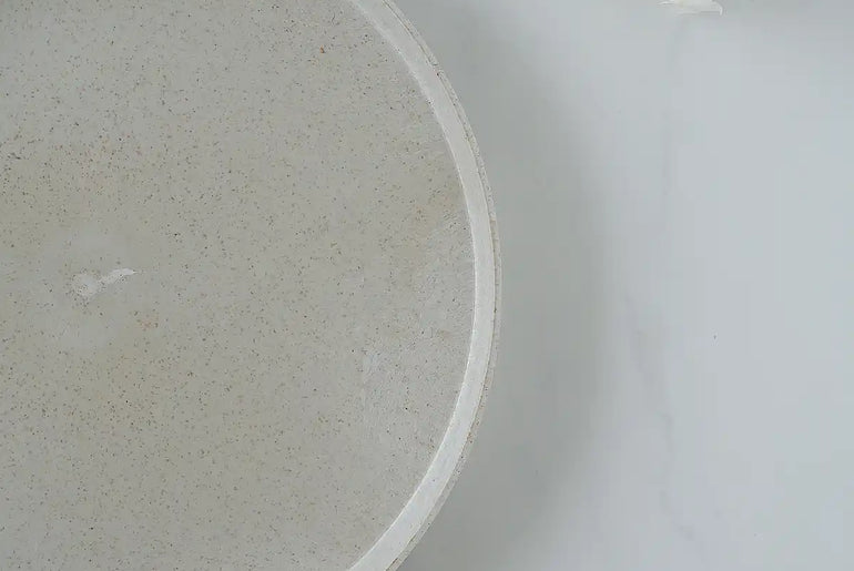 Tablett beige für Tischkranz mit 25cm