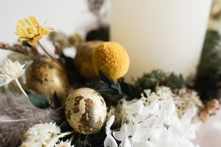 DIY-Set Trockenblumen Ostergesteck