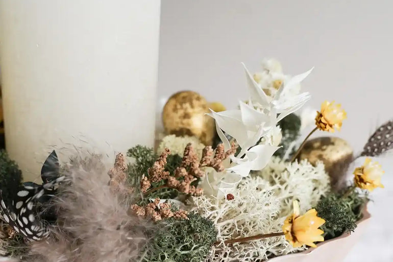 DIY-Set Trockenblumen Ostergesteck