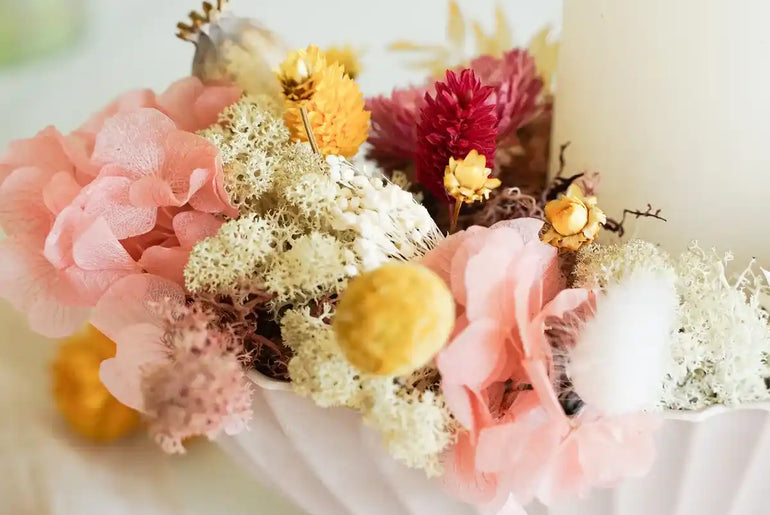 DIY-Set Trockenblumengesteck Lotte