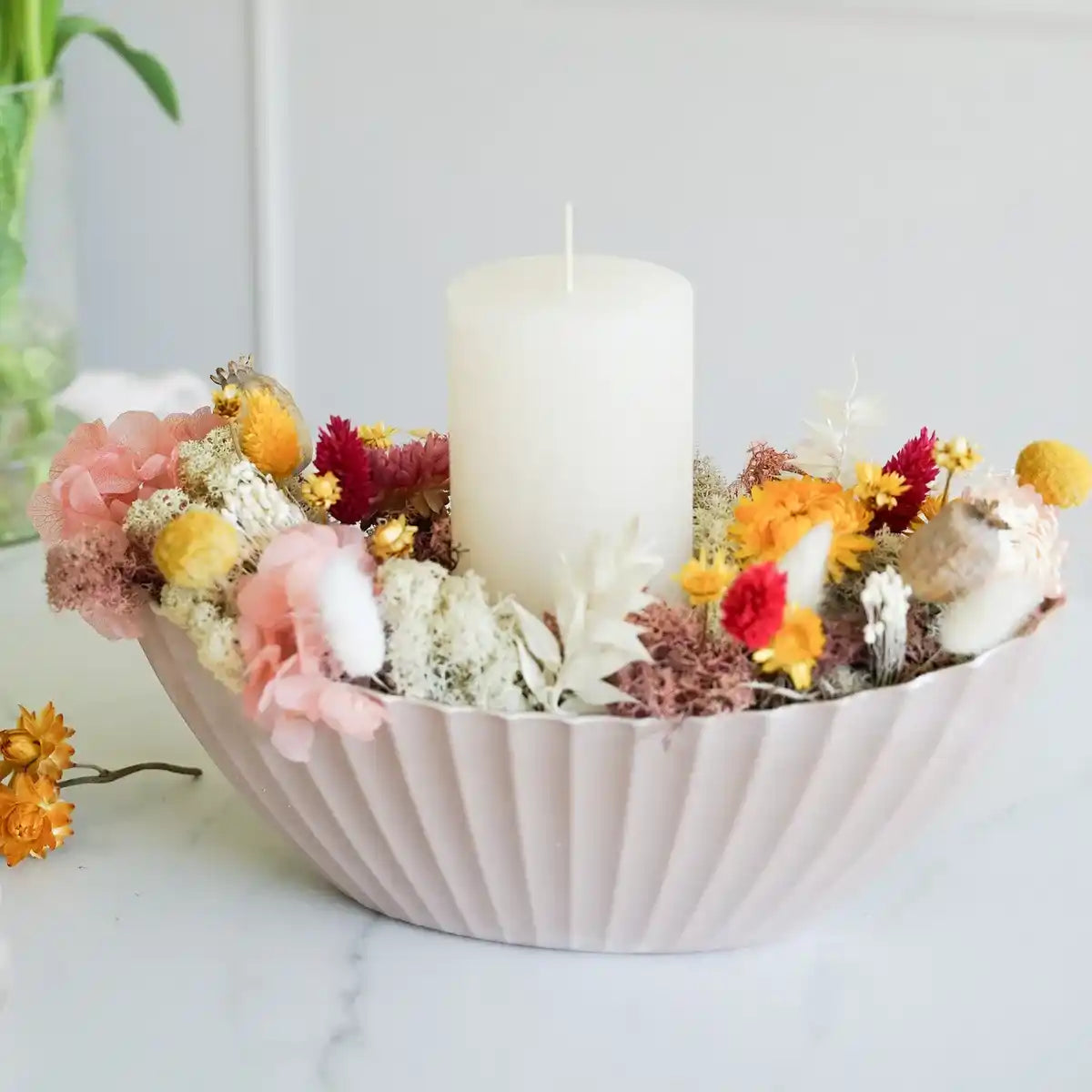 DIY-Trockenblumengesteck Lotte