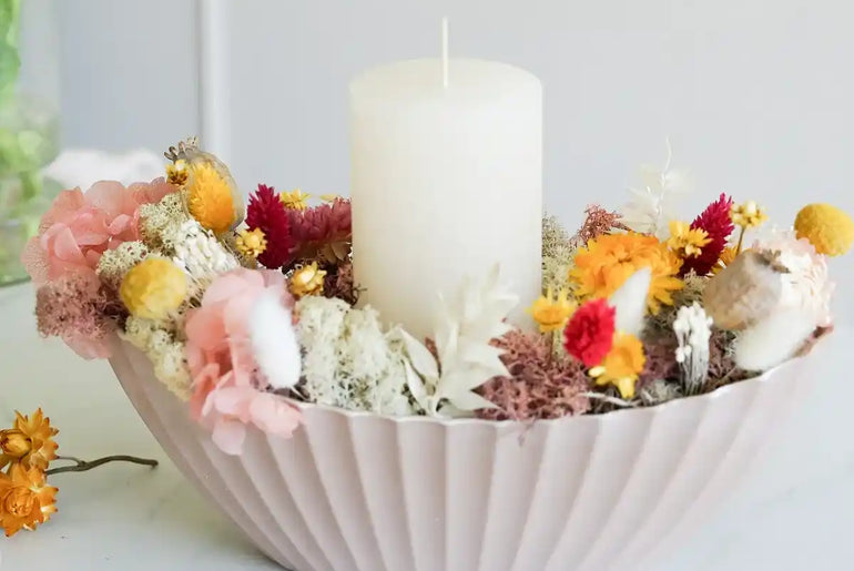 DIY-Set Trockenblumengesteck Lotte