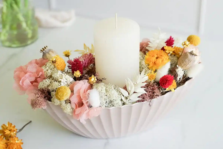 DIY-Set Trockenblumengesteck Lotte
