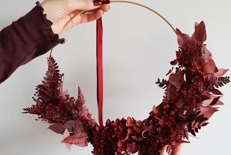 DIY-Set Trockenblumenkranz Leyla