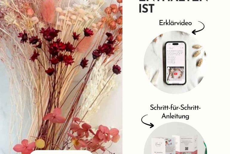 DIY-Set Trockenblumen Haarkranz Franzi
