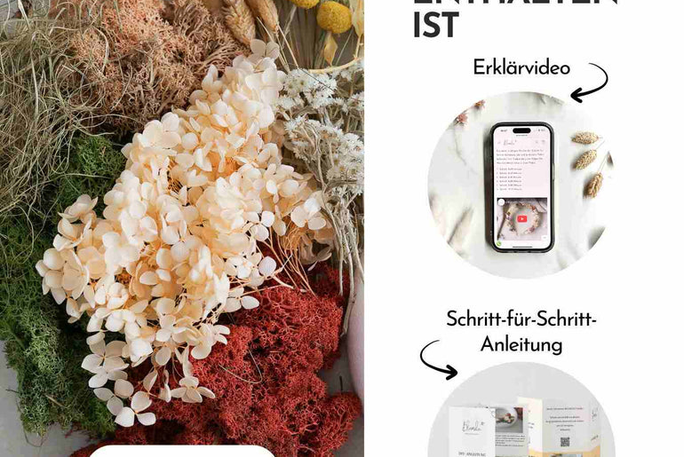 DIY-Set Tischkranz Lieselotte | 25 cm Durchmesser