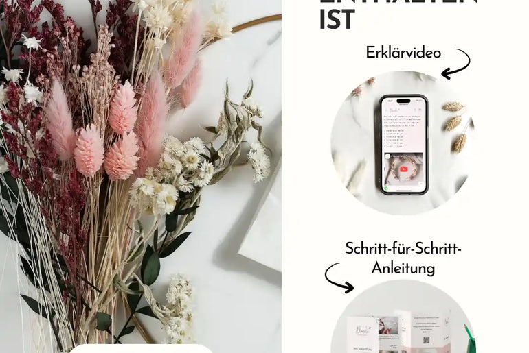 DIY-Set Trockenblumenkranz Marlies