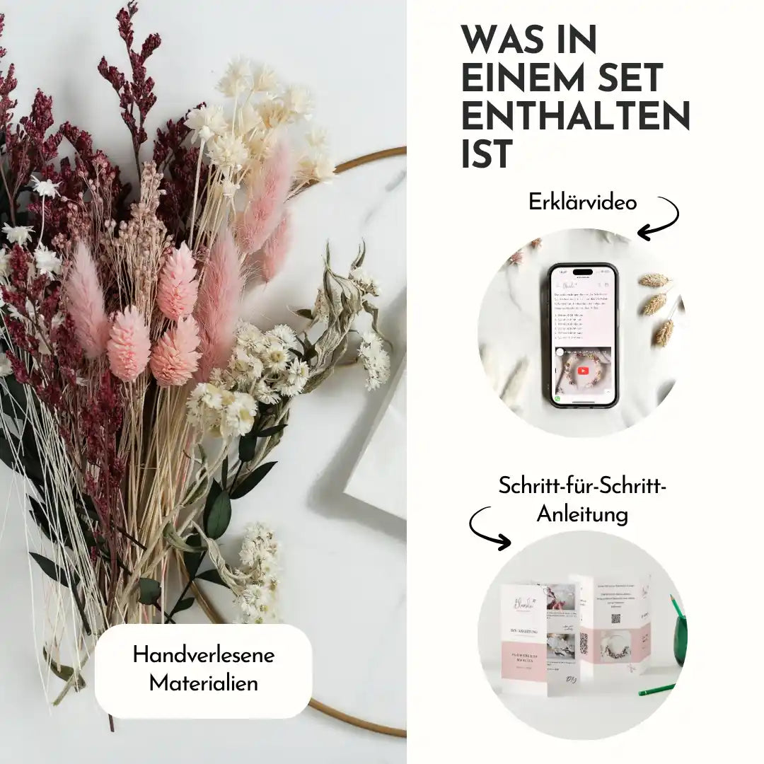 DIY-Set Trockenblumenkranz Marlies