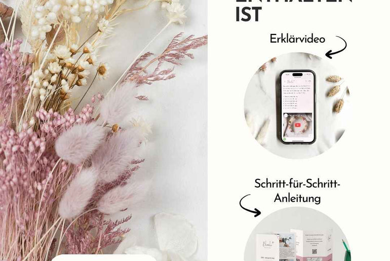 DIY-Set Trockenblumen Haarreif Mia