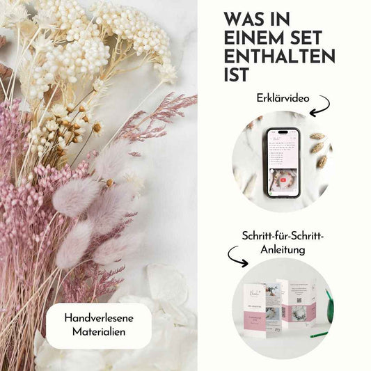 DIY-Set Trockenblumen Haarreif Mia