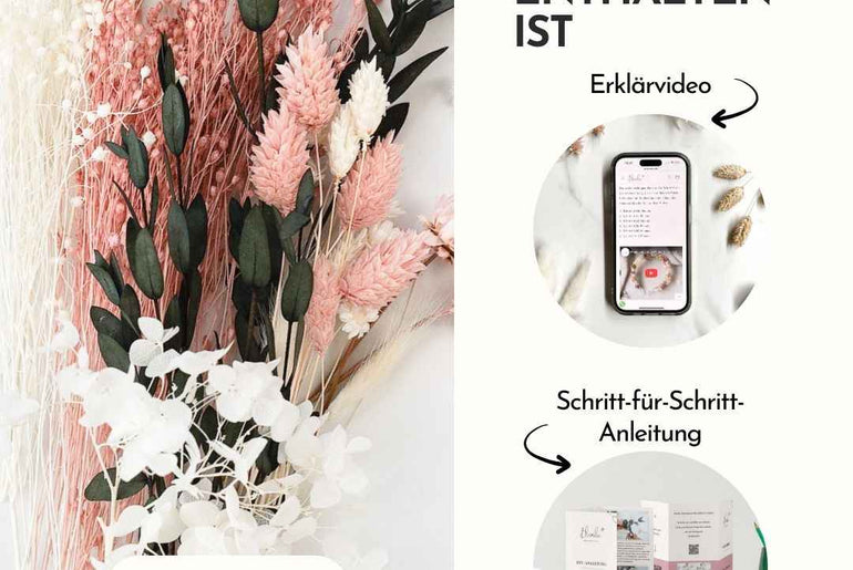 DIY-Set Trockenblumen Haarreif Tamara