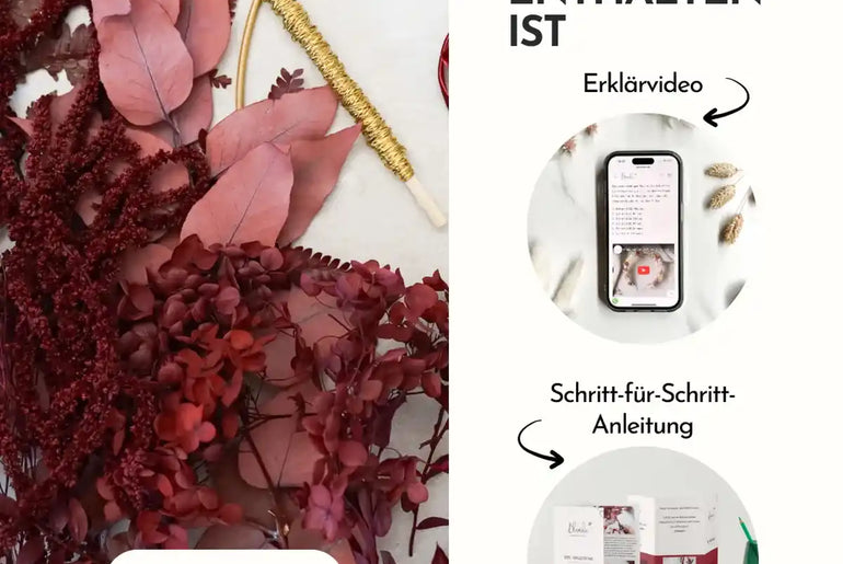 DIY-Set Trockenblumenkranz Leyla