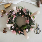 DIY-Trockenblumen-Adventskranz Linda