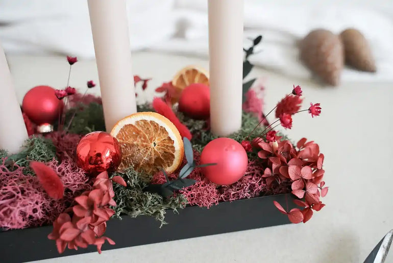 DIY-Set Adventstablett Liv rot