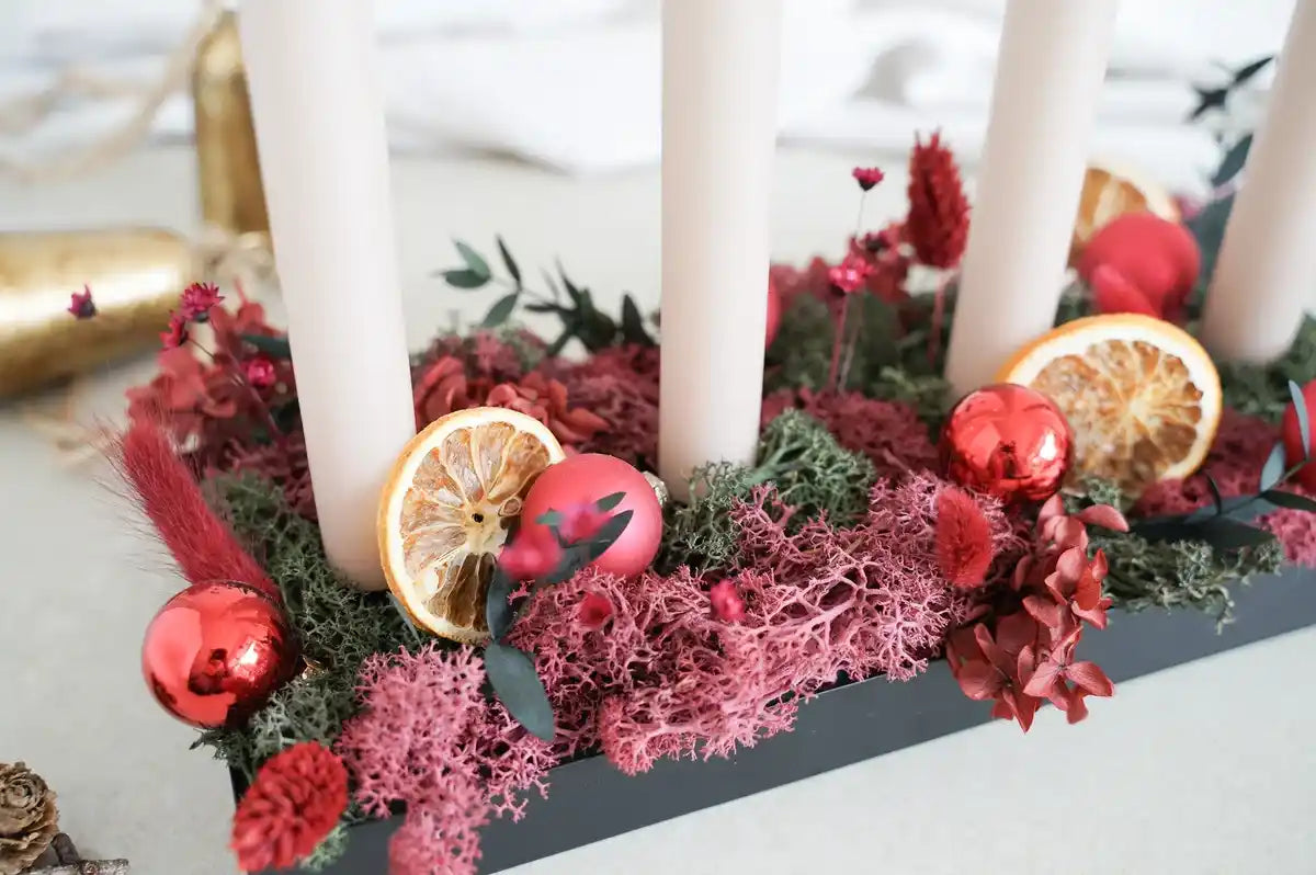 DIY-Set Adventstablett Liv rot