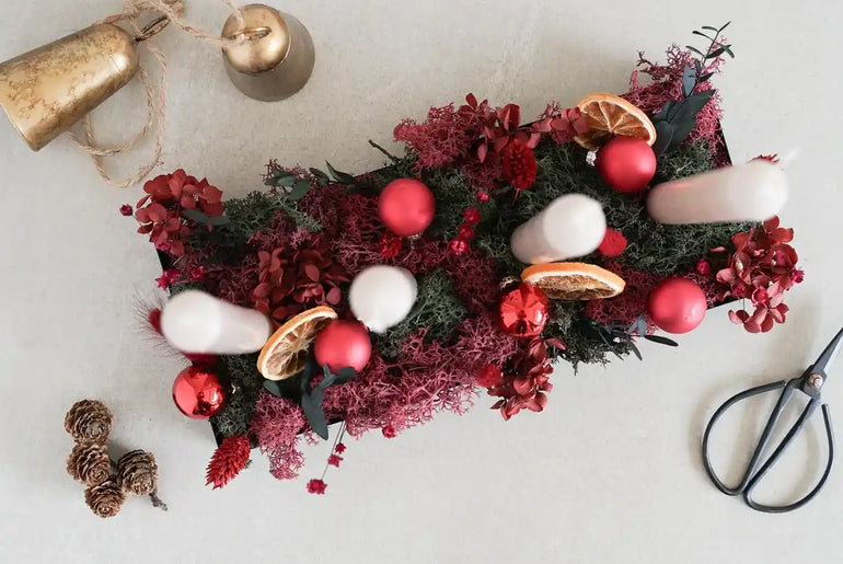 DIY-Set Adventstablett Liv rot