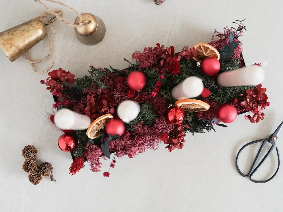 DIY-Set Adventstablett Liv rot