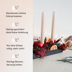 DIY-Set Adventstablett Liv Rot von Blumelei – weitere Produktansicht