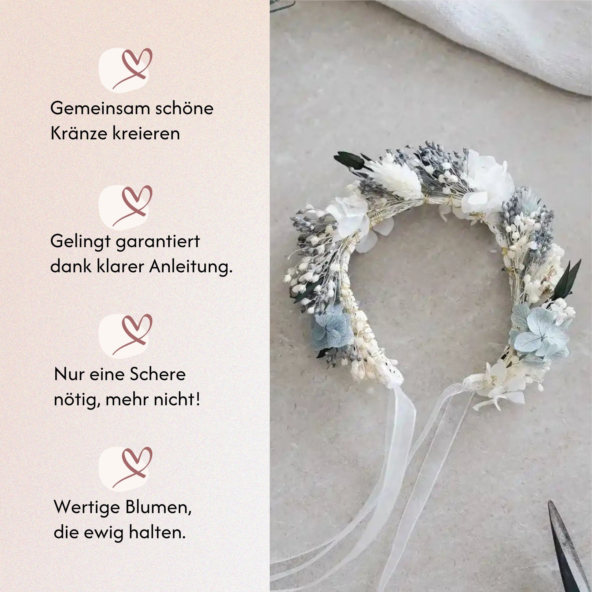 DIY-Set Blumenarmband Lorelei von Blumelei – weitere Produktansicht