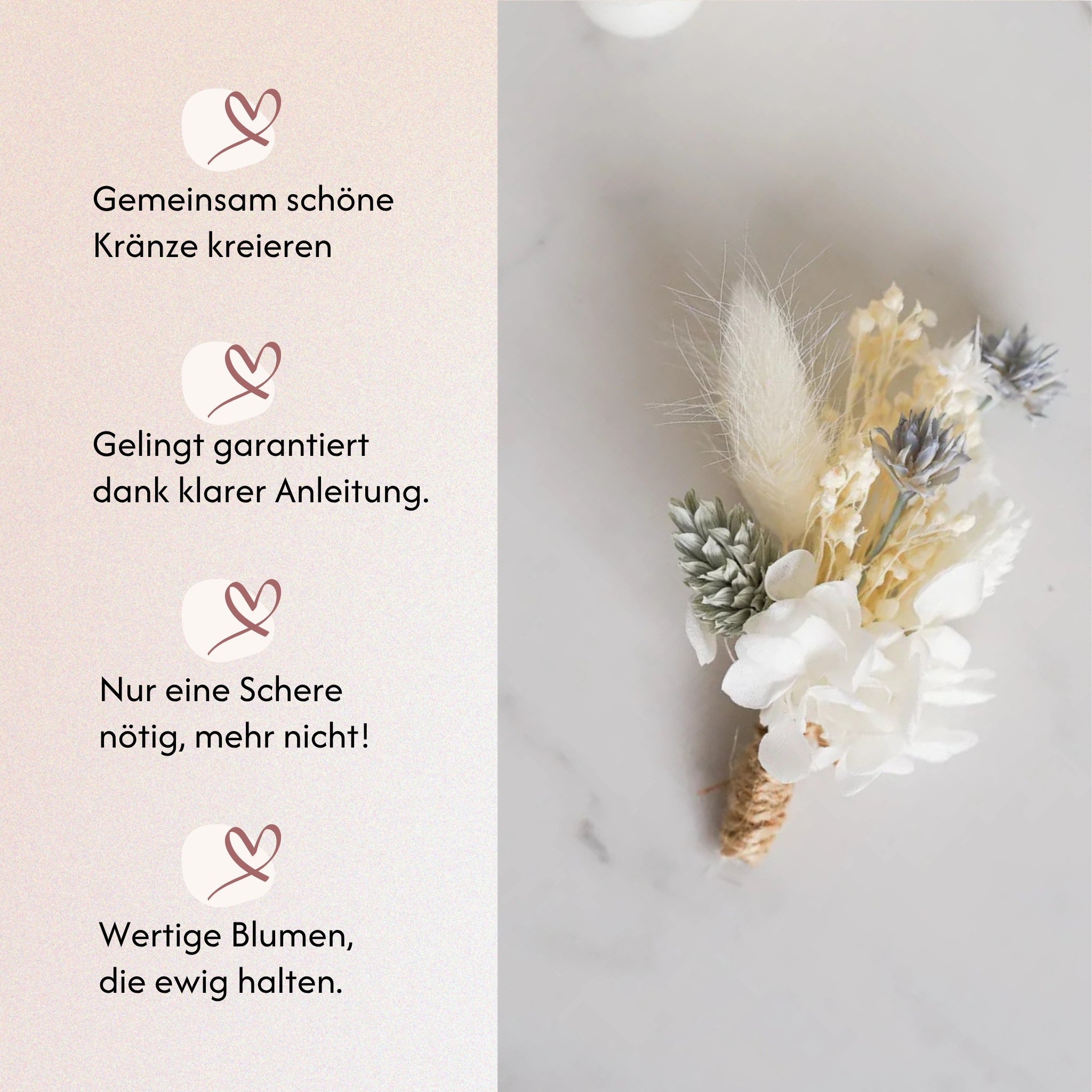 DIY-Set Boutonnière Alice von Blumelei – weitere Produktansicht