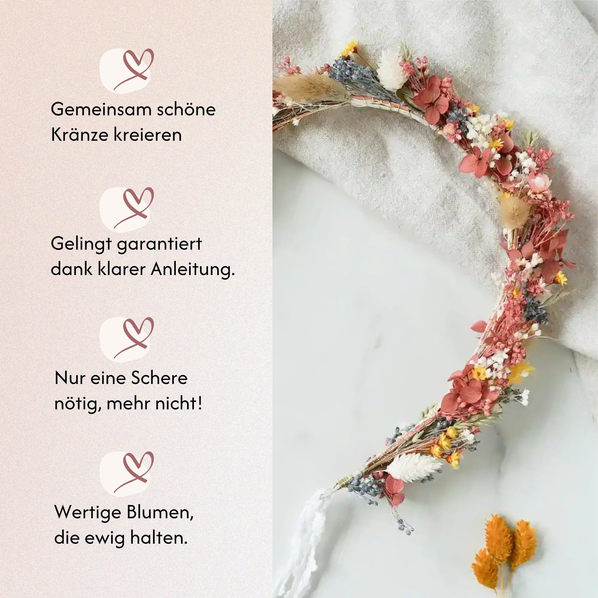DIY-Set Haarkranz Leonie von Blumelei – weitere Produktansicht
