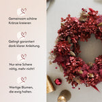 DIY-Set Tischkranz Amrei von Blumelei – weitere Produktansicht