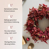 DIY-Set Tischkranz Amrei von Blumelei – weitere Produktansicht