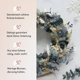 DIY-Set Tischkranz Iva von Blumelei – weitere Produktansicht