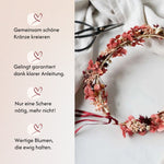 DIY-Set Trockenblumen Haarkranz Franzi von Blumelei – weitere Produktansicht