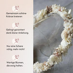 DIY-Set Trockenblumen Haarkranz Lea von Blumelei – weitere Produktansicht