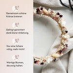 DIY-Set Trockenblumen Haarreif Anna von Blumelei – weitere Produktansicht
